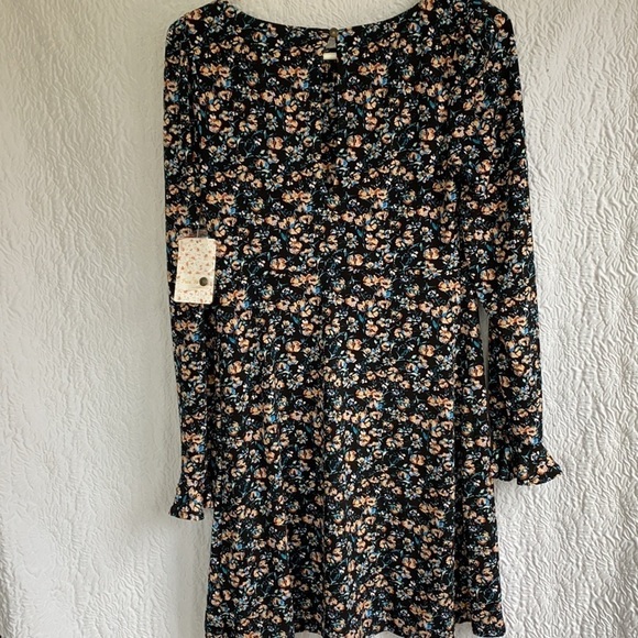 Free People Say Hello Long Sleeve Mini Dress - Picture 6 of 9